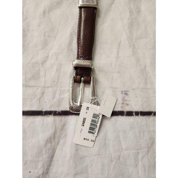 Brighton Western Multi Color Calf Hair Leather Belt Size 28 NWT - Picture 2 of 7